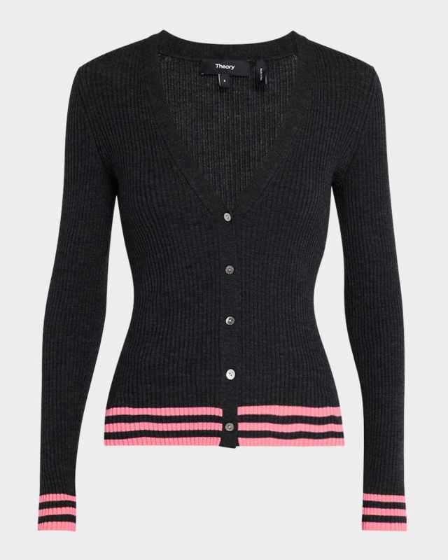 Regal Merino Tipped Cardigan